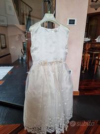Vestito cerimonia bambina, anni 10.