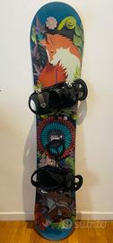 Tavola snowboard donna Burton + Attacchi