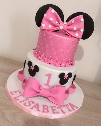 Torta scenografica tema Minnie