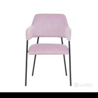 Sedia in velluto Alfa Hygge