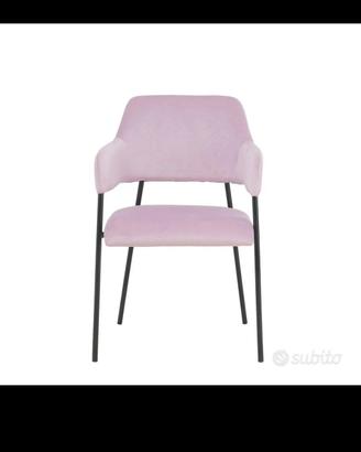 Sedia in velluto Alfa Hygge