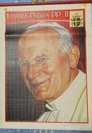 Stampa di pregio acolori su Bambù di  Papa Wojtyla