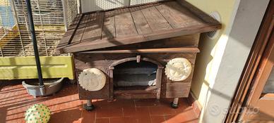 cuccia per cane piccola taglia in legnoartigianale