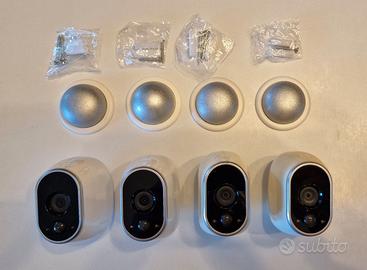 Arlo VMB 3000HUB +4 videocamere sicurezza VMC