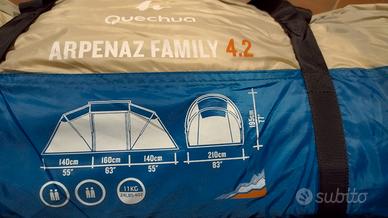 TENDA CAMPEGGIO ALPENAZ FAMILY 4.2