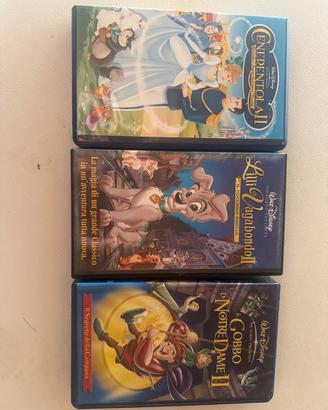 Set 3 VHS Disney