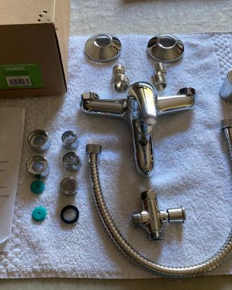 Miscelatore per vasca da bagno esterno cromo SHARK