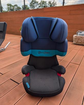 Seggiolino auto Cybex Solution X-Fix blu - 15-36kg