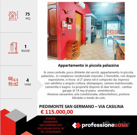 Appartamento in piccola palazzina con garage