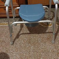 Sedia wc in alluminio