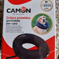 collare gonfiabile per cani post operatorio