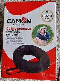 collare gonfiabile per cani post operatorio