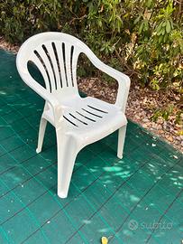 Sedie plastica esterno
