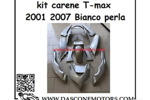 Kit carene tmax 2001 2007 nuove bianco perla