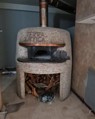 Forno Legna , abbattitore fumi, Cappa carboni att
