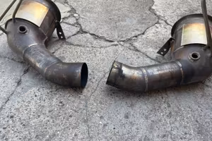 Scarichi Supersprint  porsche 992 turbos  downpipe