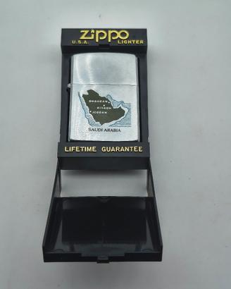 Zippo originale Arabia Saudita (1991) NUOVO