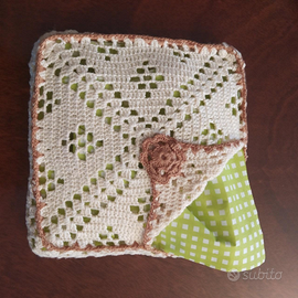 Portatovaglioli all'uncinetto