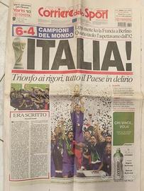 Corriere dello sport 10/7/2006 "italia campione d