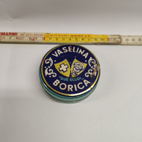 Scatola latta vaselina borica