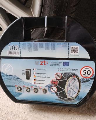 Catene da neve nuove taglia 100