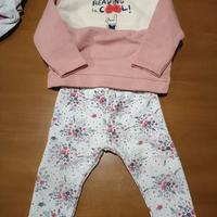Completo tuta bambina 12/18 mesi