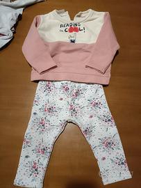 Completo tuta bambina 12/18 mesi