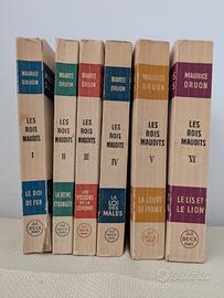 Libri Les Rois Maudits da 1 a 6 di Maurice Druon