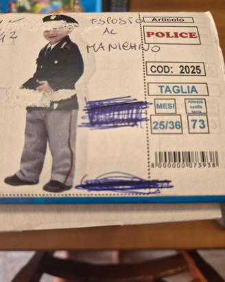 costume poliziotto  bambino 