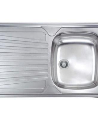 Lavello inox 86x50 1 vasca e gocciolatoio