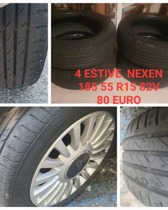 4 Gomme estive 185 55/R15 82V x Fiat 500