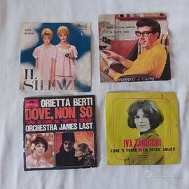 n. 8 Copertine dischi 45 giri anni 60 originali 