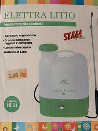 Pompa irroratrice a batteria elettrica litio 16L