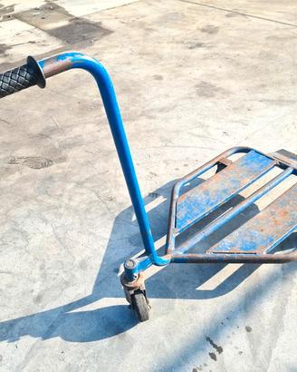 carrello pianale portacassette usato
