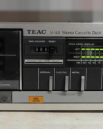 Piastra (tape deck) Teac V-33 1982 > PARI AL NUOVO