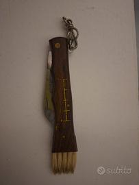 Coltello lama curva raccolta pulizia funghi