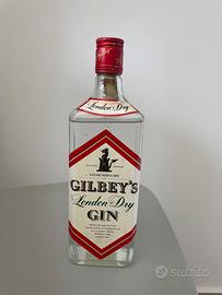 Bottiglia Vintage Gilbey's Gin 70cl -da collezione