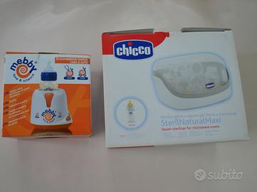 Scaldabiberon + sterilizzatore biberon nuovi