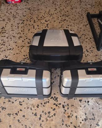 Tris valige Givi trekker 33lt+52lt