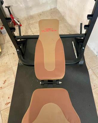 Panca bench reclinabile