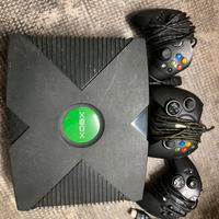 XBox Prima serie più 3 joystick