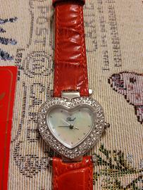 orologio da polso da donna a forma di cuore 💕 