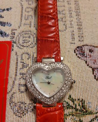 orologio da polso da donna a forma di cuore 💕 