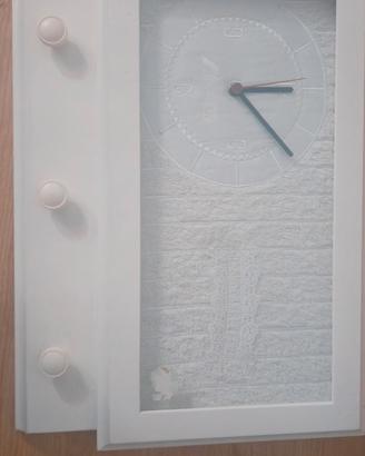 Orologio con appendi abiti