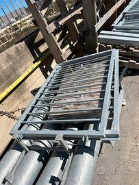 Cancello in ferro zincato