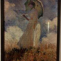 Quadro puzzle Donna con ombrello di Monet