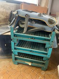 Contenitore in rete metallica pieghevole