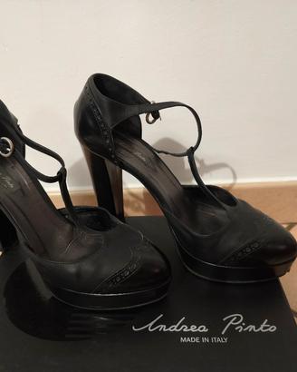 Andrea Pinto - Scarpe nere in pelle