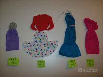 Outfit Barbie anni 70 e 80