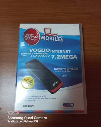 USB Key internet Telecom Alice Onda